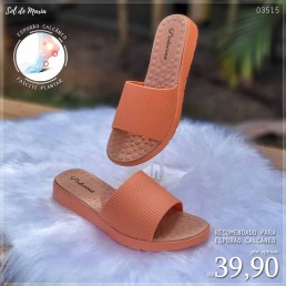 Anabela Poderosa 5017 Confort Slide Coral