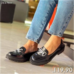 Mocassim Akazzo Tratorado Elegance Preto 1632BI.10