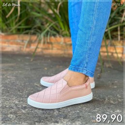 Tênis Mendii Casual Sapatênis Nude/Nude MDI61.956